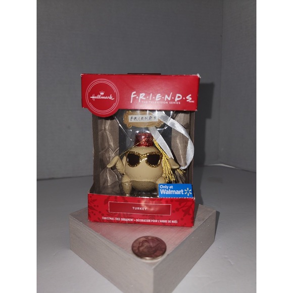 New Hallmark Keepsake Christmas Tree Ornament FRIENDS Turkey glittery 2020‎ - Picture 2 of 5